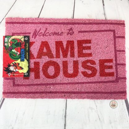 Paillasson rose Dragon Ball - Welcome to Kame House (43 x 72 cm)