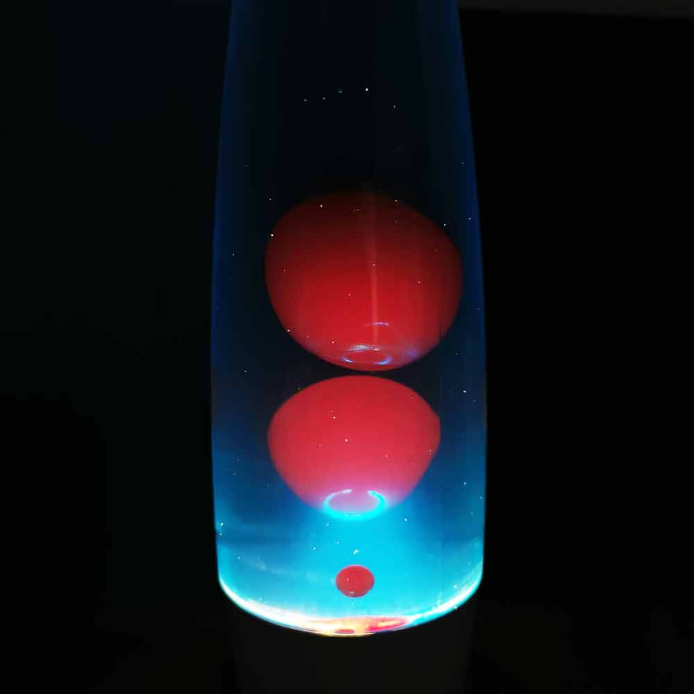 CELLUSTOP Lampe Lave Fusée Retro - Lampe Magma Rétro - Verre Robuste - 35  cm - Livré avec 2 ampoules 25 Watts - Rouge : : Luminaires et  Éclairage