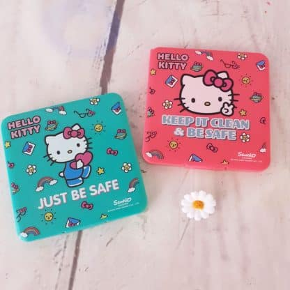 Hello Kitty - Boîtier à masques rose