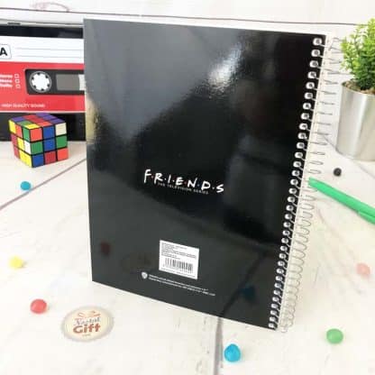 Friends - Cahier A5 noir personnages