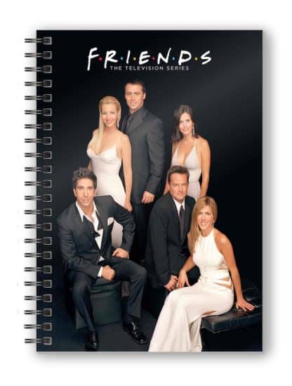 Friends - Cahier A5 noir personnages