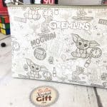 Gremlins - Pochette rectangulaire grise imprimée de motifs Gremlins