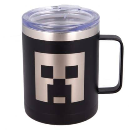 Mug isotherme noir Minecraft