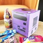 Coffret cadeau : Boîte console rétro remplie de bonbons 90
