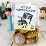 Sachet de 30 pièces en chocolat - Joyeux anniversaire Pirate