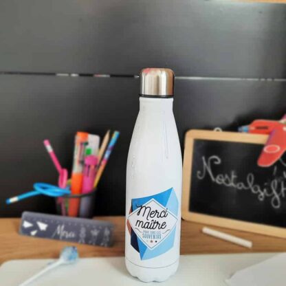 Bouteille de transport isotherme - Pour le meilleur des Papas - Cadeau Papa