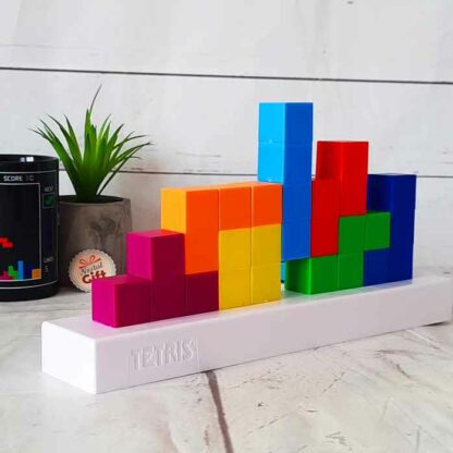 Lampe colorée Tetris