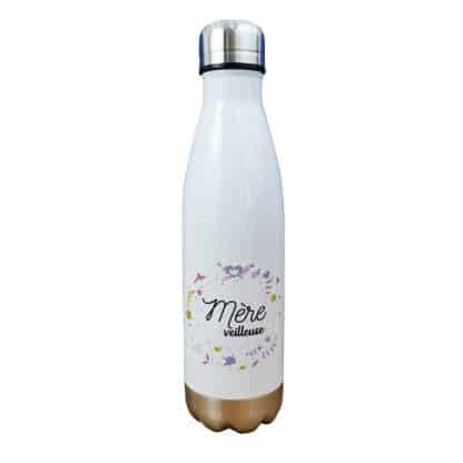 Bouteille de transport isotherme - Mère veilleuse - Collection florale - Cadeau maman – Image 8