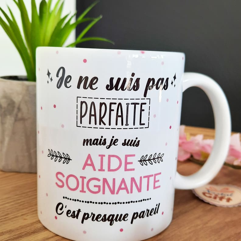 Mug infirmière trop géniale cadeau infirmière aide soignante super