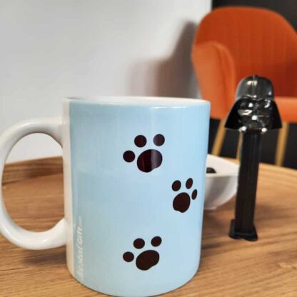 Mug bleu CatVador  - Mug Cadeau Original – Image 2