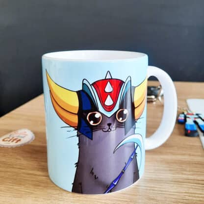 Mug bleu CatVador  - Mug Cadeau Original