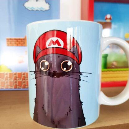 Mug Mario Cat - casquette rouge – Image 5