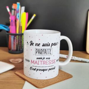 Mug Humoristique Quotedazur - Je Ne Suis Pas Parfait Mais Je Suis Beau Frère - Cadeau Anniversaire Noël 330ml