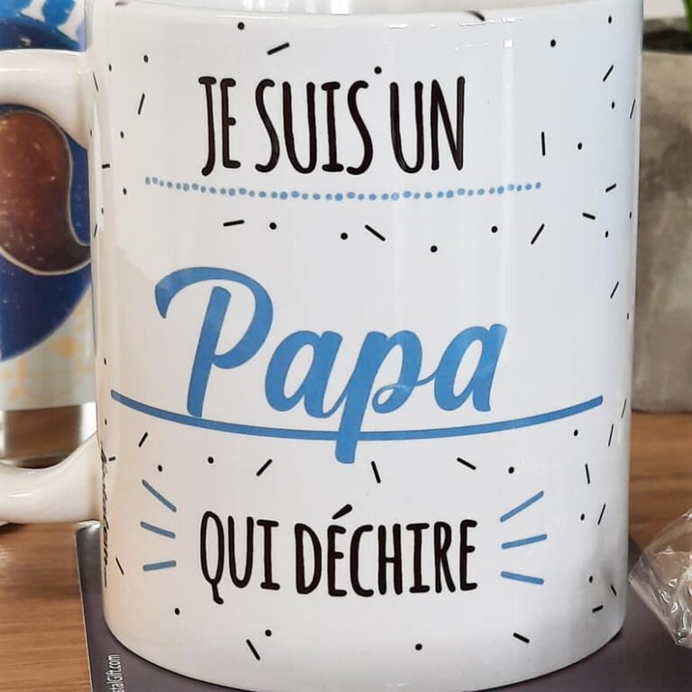 Mug "Je suis un papa qui déchire" - Cadeau papa