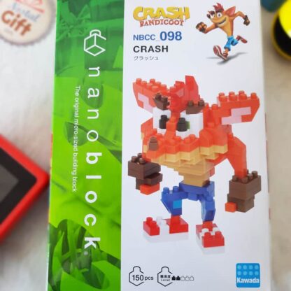 Nanoblock - Crash Bandicoot - Crash - Figurine mini à monter