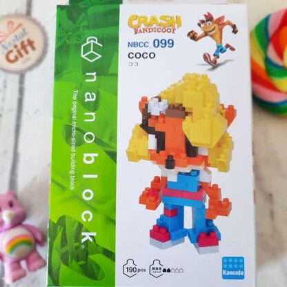 Nanoblock - Crash Bandicoot - Coco - Figurine mini à monter
