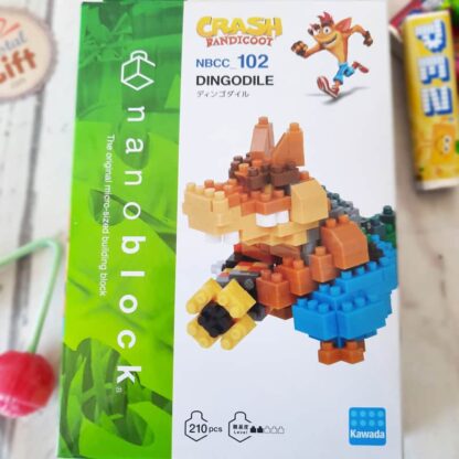 Nanoblock - Crash Bandicoot - Dingodile - Figurine mini à monter