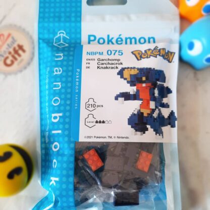 Nanoblock - Carchacrok - Pokemon - Figurine mini à monter