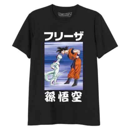 Dragon Ball- T-shirt noir rétro pour adulte