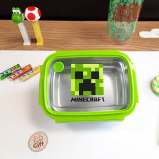 Minecraft - boîte à goûter/déjeuner en métal