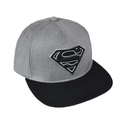 Superman - Casquette noire et grise brodée
