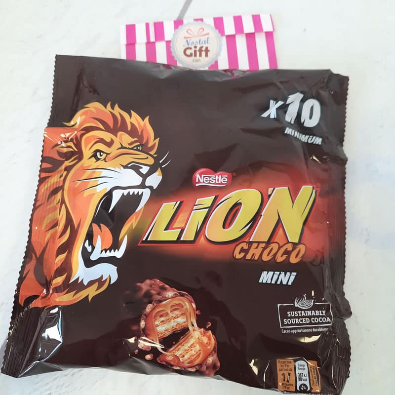Lion mini barres chocolatées et céréales croustillantes X10