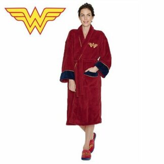 Wonder Woman - Peignoir Bordeaux Femme