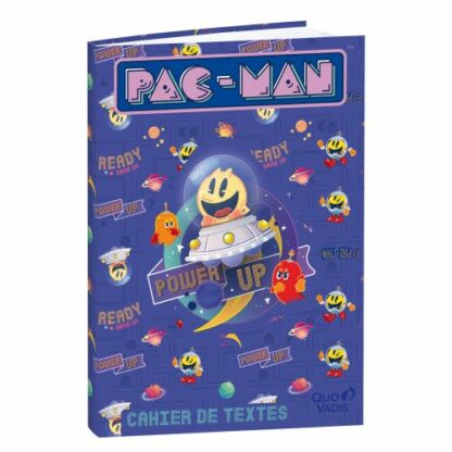 Pac-man - Cahier de textes 15x21 cm 160 pages - Quo Vadis