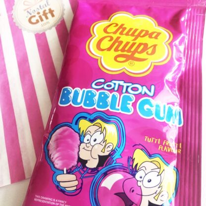 Sucette chupa Chups Barba à Papa Bubble Gum goût Tutti Frutti