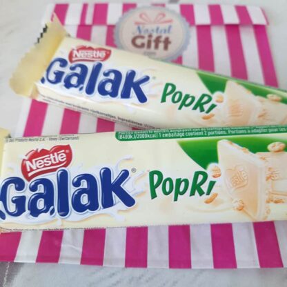 Galak- Barre chocolat blanc PopRi x2