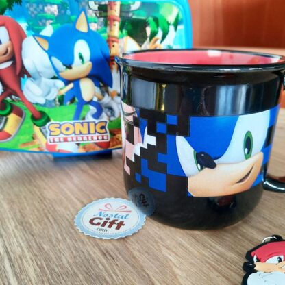 Sonic - Mug Pixel,Tails et Amy Rose