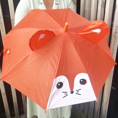 Parapluie animaux pour enfant - Renard orange