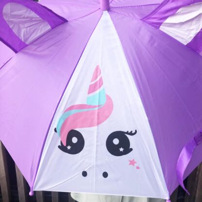 Parapluie animaux pour enfant - Licorne violette