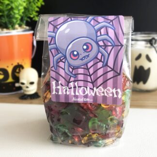 Sachet bonbons Halloween - 30 araignées gélifiées