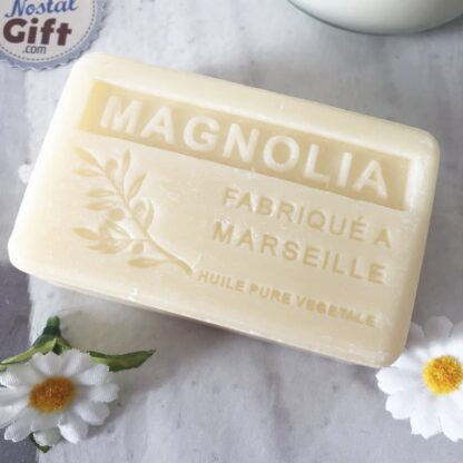 Savon de Marseille Bio - Parfum magnolia (125 g)
