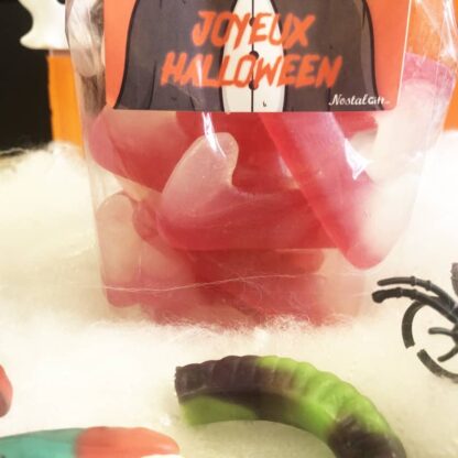 Sachet bonbons Halloween - 30 dents de vampires gélifiées