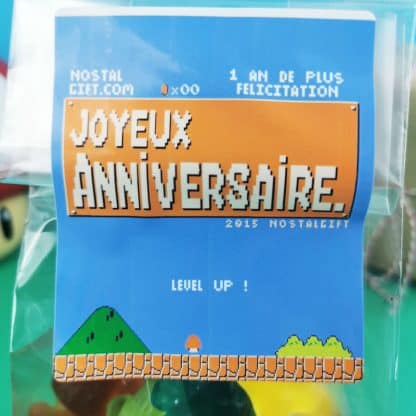 Sachet Bonbon 150 g - Happy Life - Anniversaire enfant - Jeu vidéo