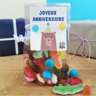 Sachet Bonbon 150 g - Happy Life - Anniversaire enfant - Ours