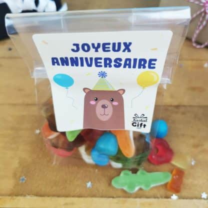 Sachet Bonbon 150 g - Happy Life - Anniversaire enfant - Ours