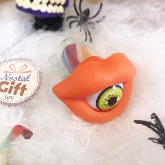 Bpop Terror - Sucette d'Halloween bouche en forme d'oeil orange (15g)