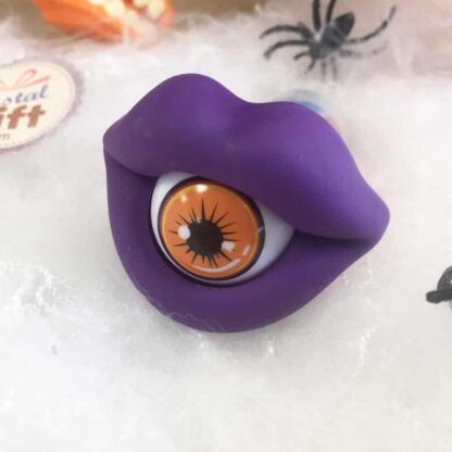 Bpop Terror - Sucette d'Halloween bouche en forme d'oeil violette (15g)