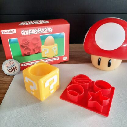 Super Mario - Kit coquetier Question Block avec coupe-pain
