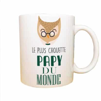 Mug - "Le plus chouette PAPY du monde" personnalisable - 300 ml