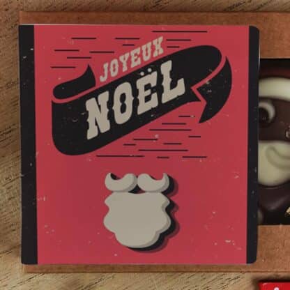 Père Noël en chocolat au lait et sa cloche x3 – Image 4