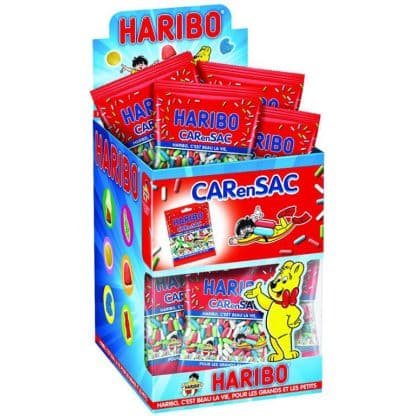 Carensac au réglisse de Haribo - Boîte de 30 sachets