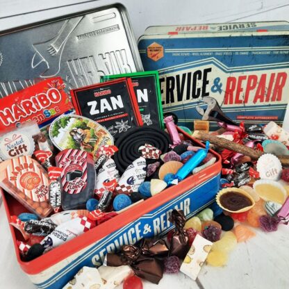 Coffret bonbon ancien - Grande boite Service&Repair en métal – Image 4
