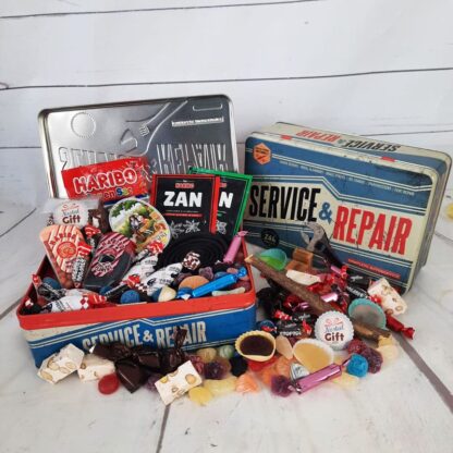 Coffret bonbon ancien - Grande boite Service&Repair en métal – Image 3