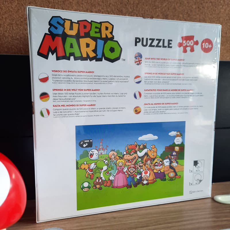 Puzzle Mario 500 pièces : une bonne idée cadeau pour un enfant