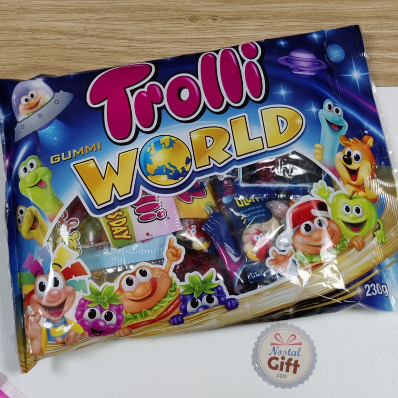 Anti-gaspi : Mix de 13 minis sachets de bonbons gélifiés - Trolli World 