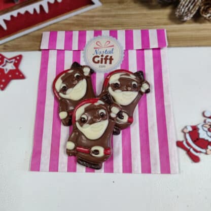 Bonhomme de neige en chocolat blanc x3